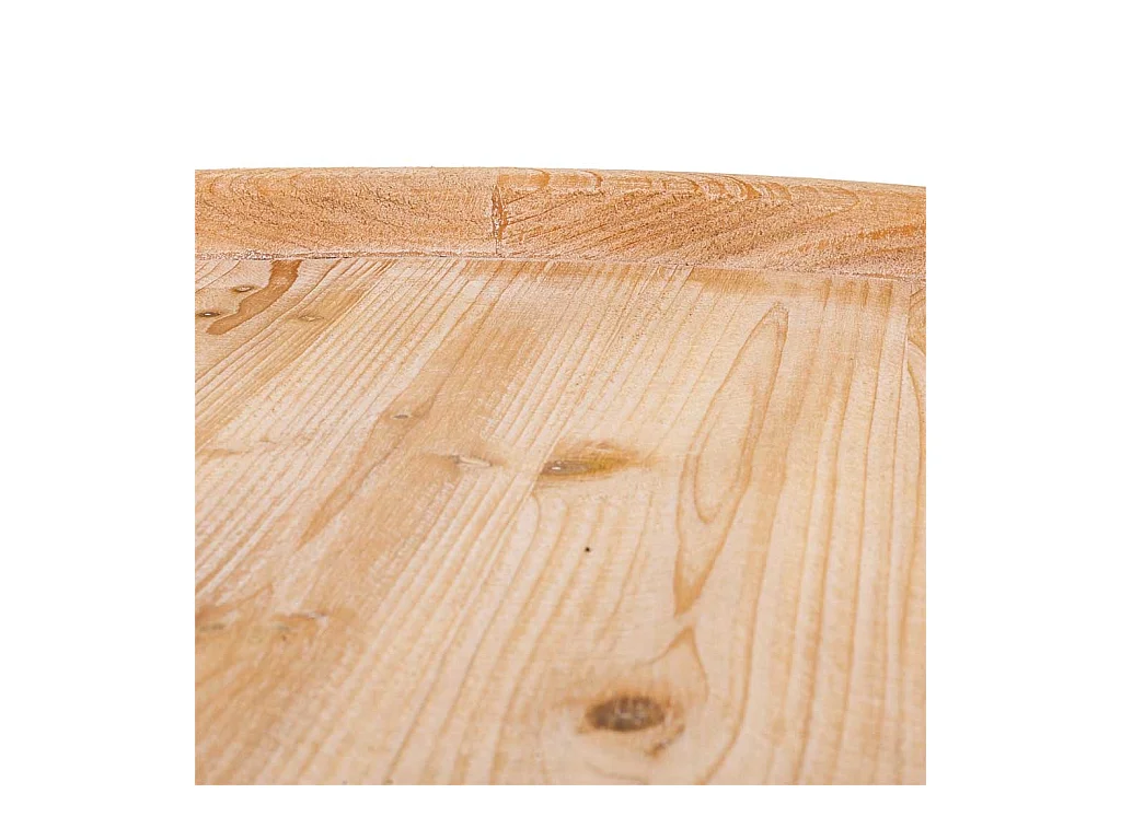 Table basse en bois sculpté 82x82x41