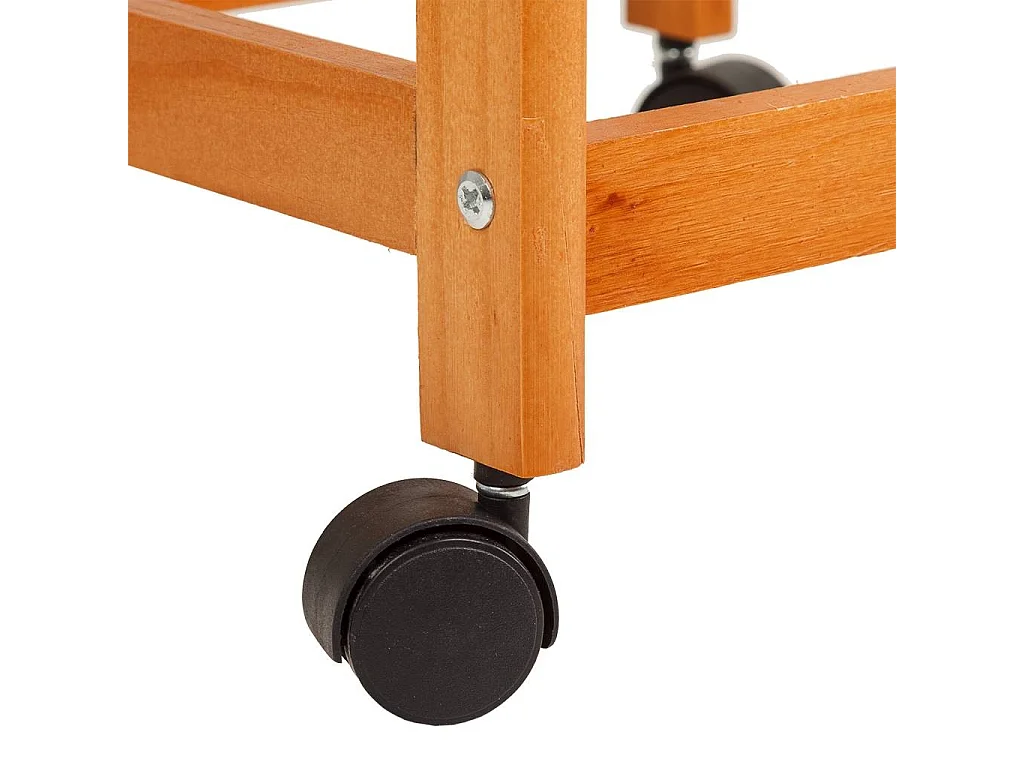 Carrello da cucina in legno marrone 37x37x76h