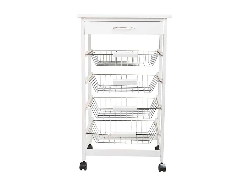 Kit chariot en bois 47x37x82 cm