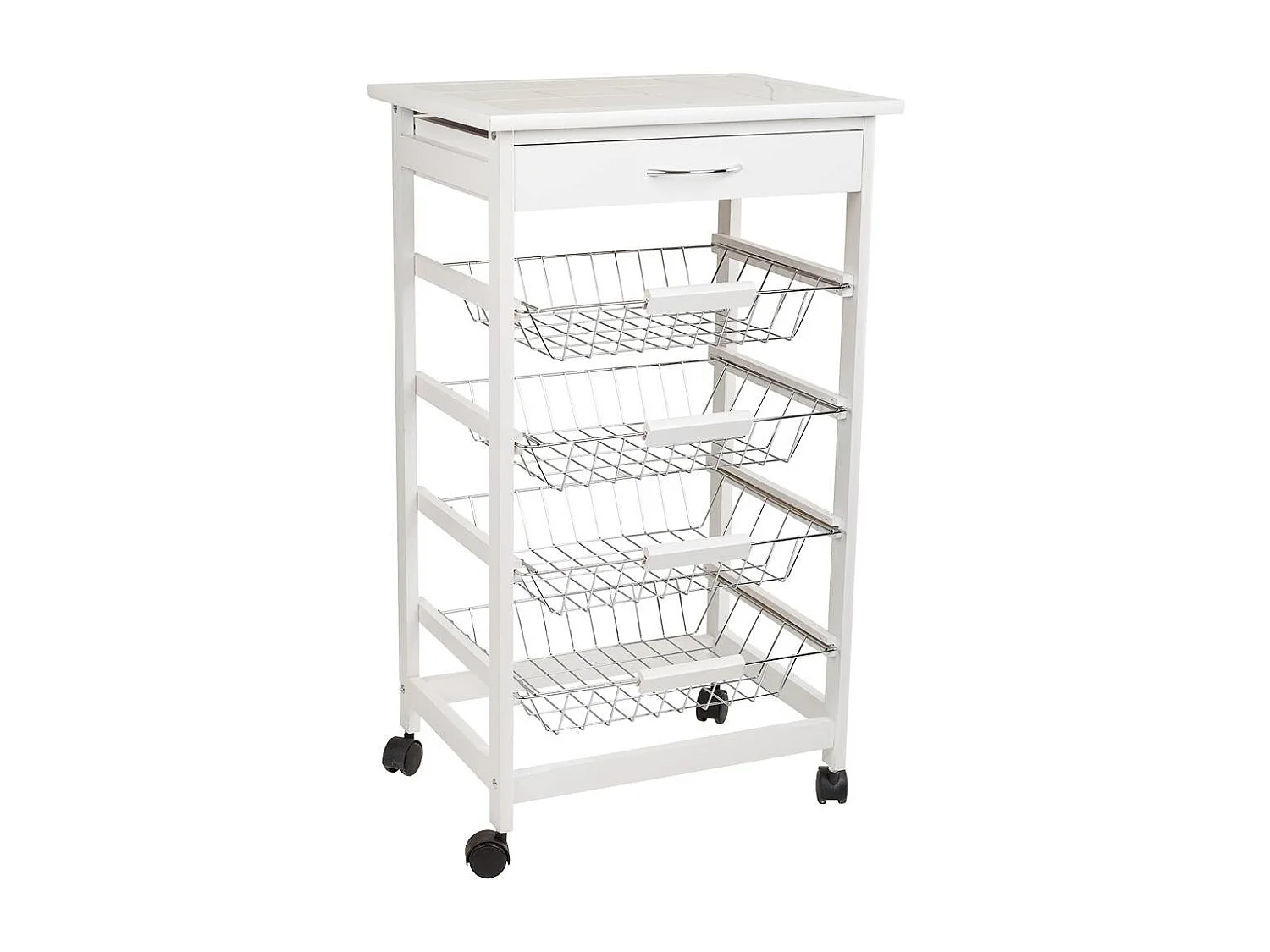 Kit chariot en bois 47x37x82 cm