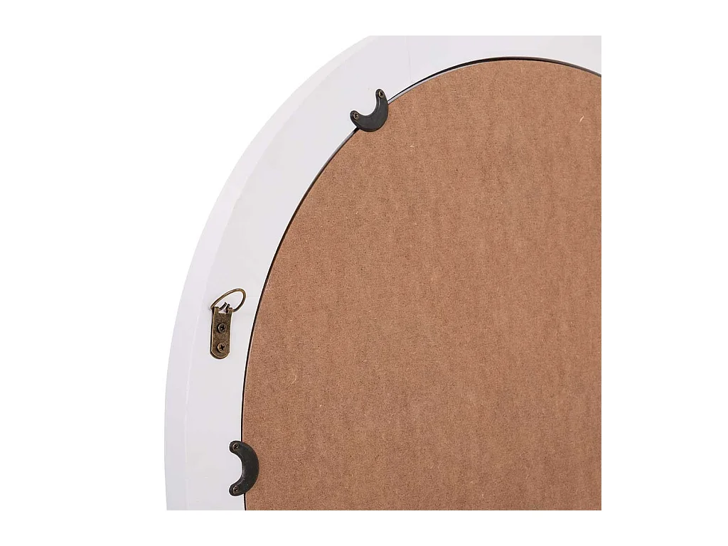 Weißer Holzspiegel 62x5x105h cm