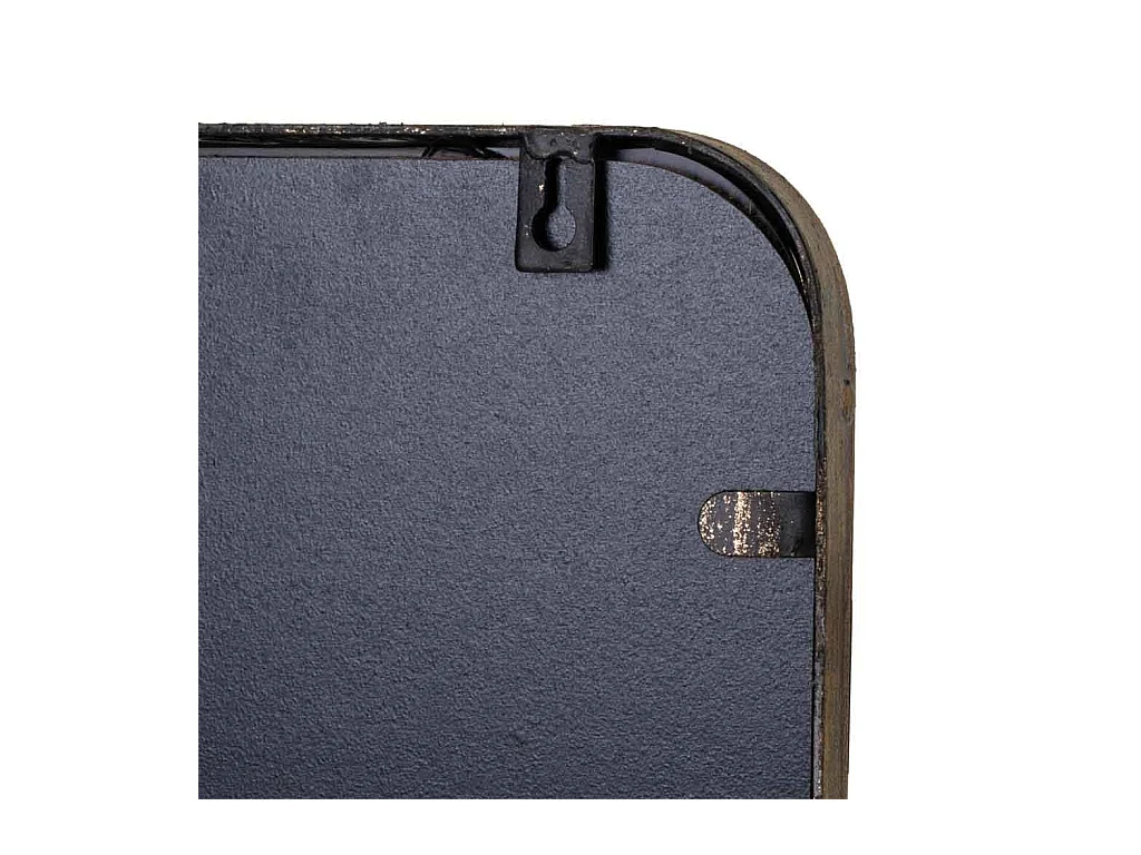 Espejo de pared de metal oro viejo 33x3x72