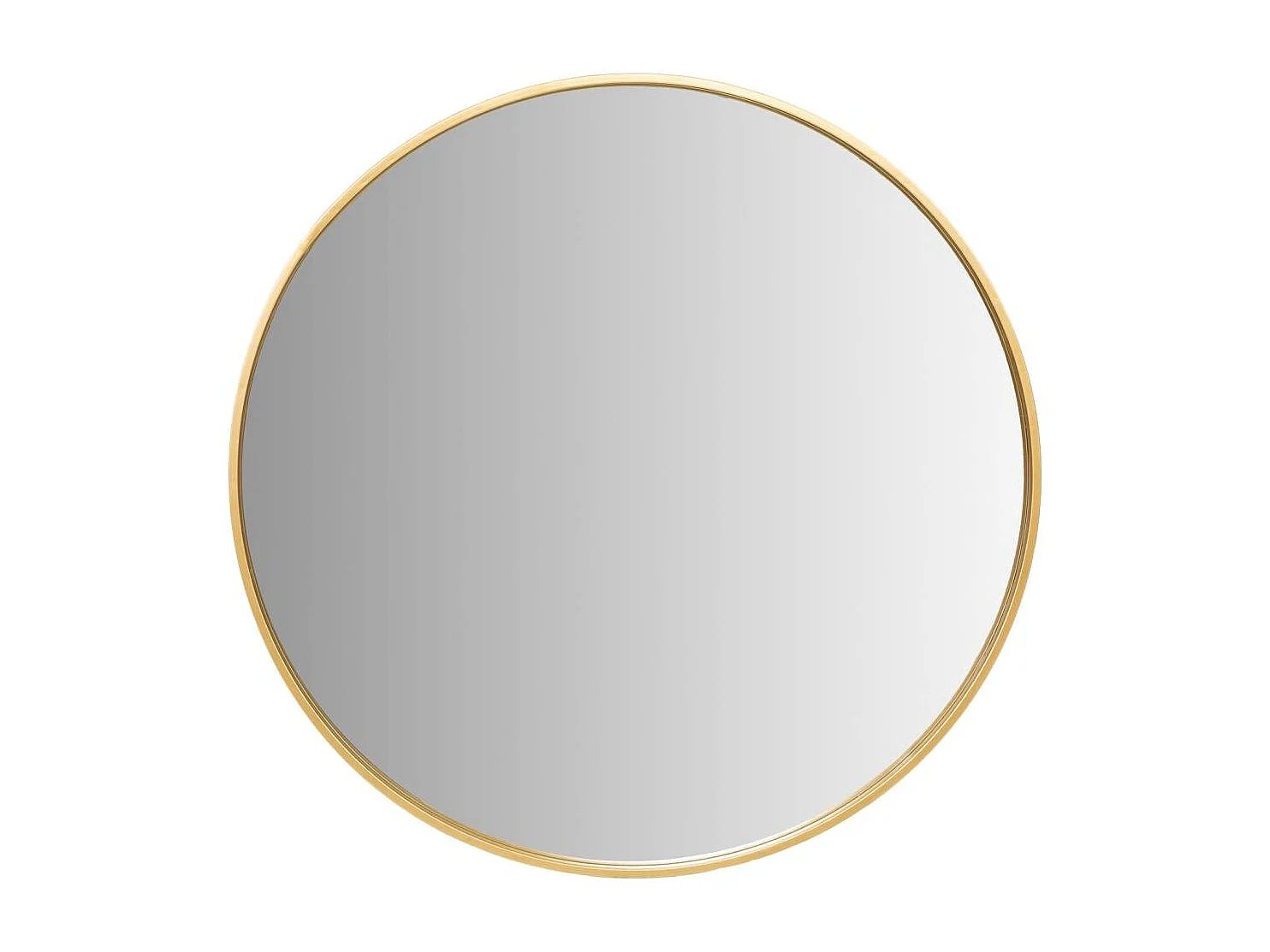 Espejo de pared dorado d86,5x3