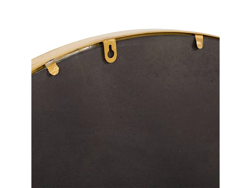 Espejo de pared dorado d86,5x3