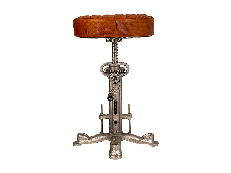 Tabouret en métal 31x31x46h