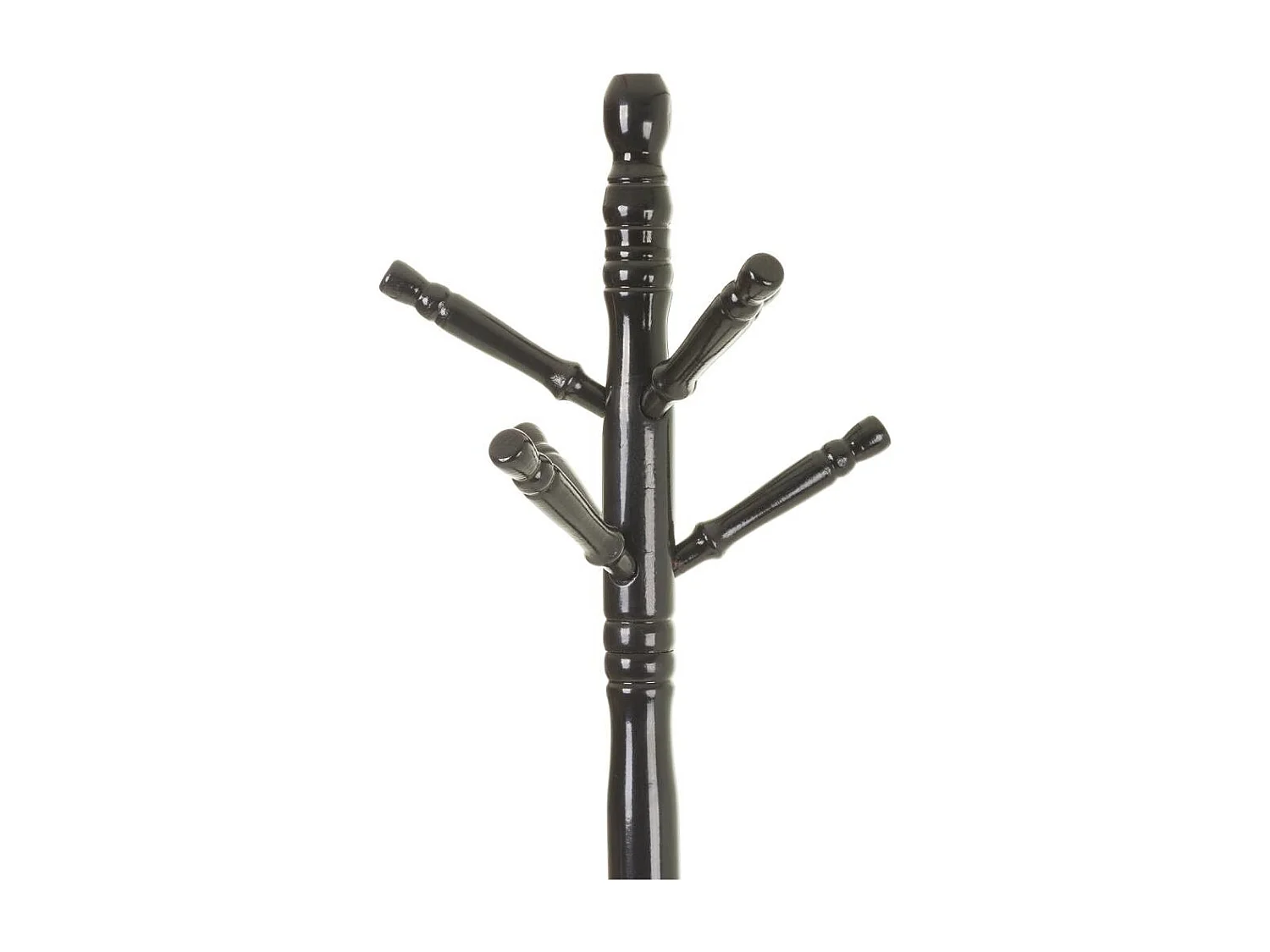 Braune Standgarderobe aus Holz, 44x44x184h cm