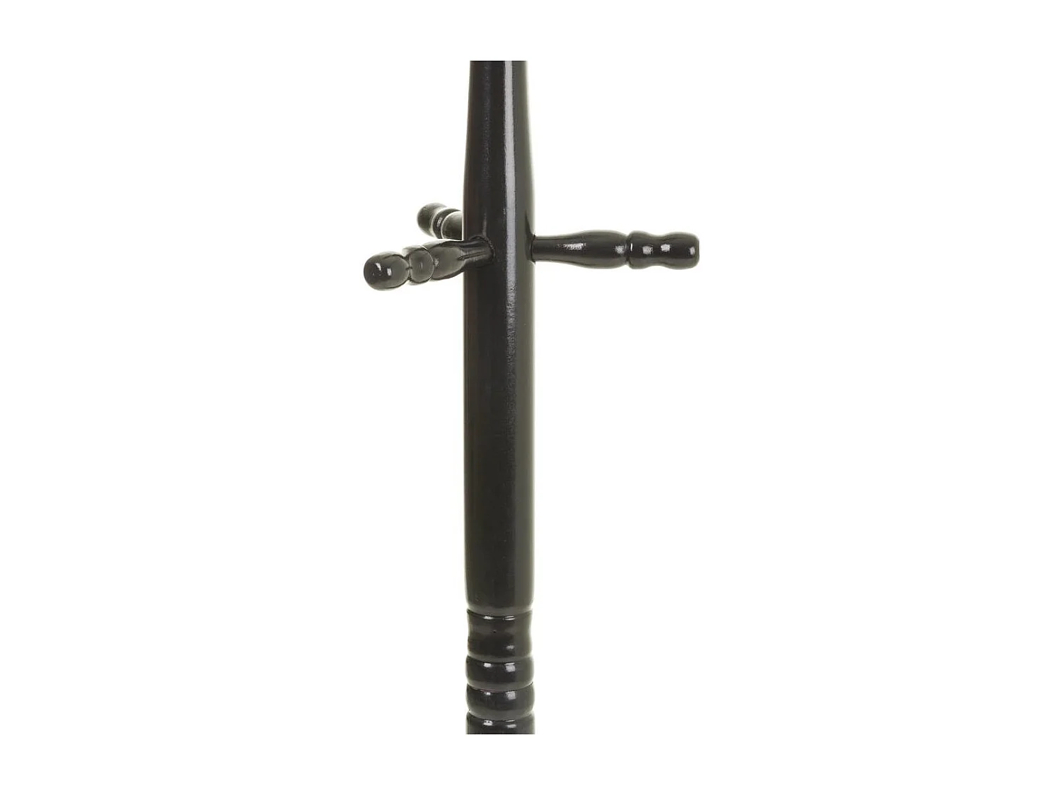 Braune Standgarderobe aus Holz, 44x44x184h cm