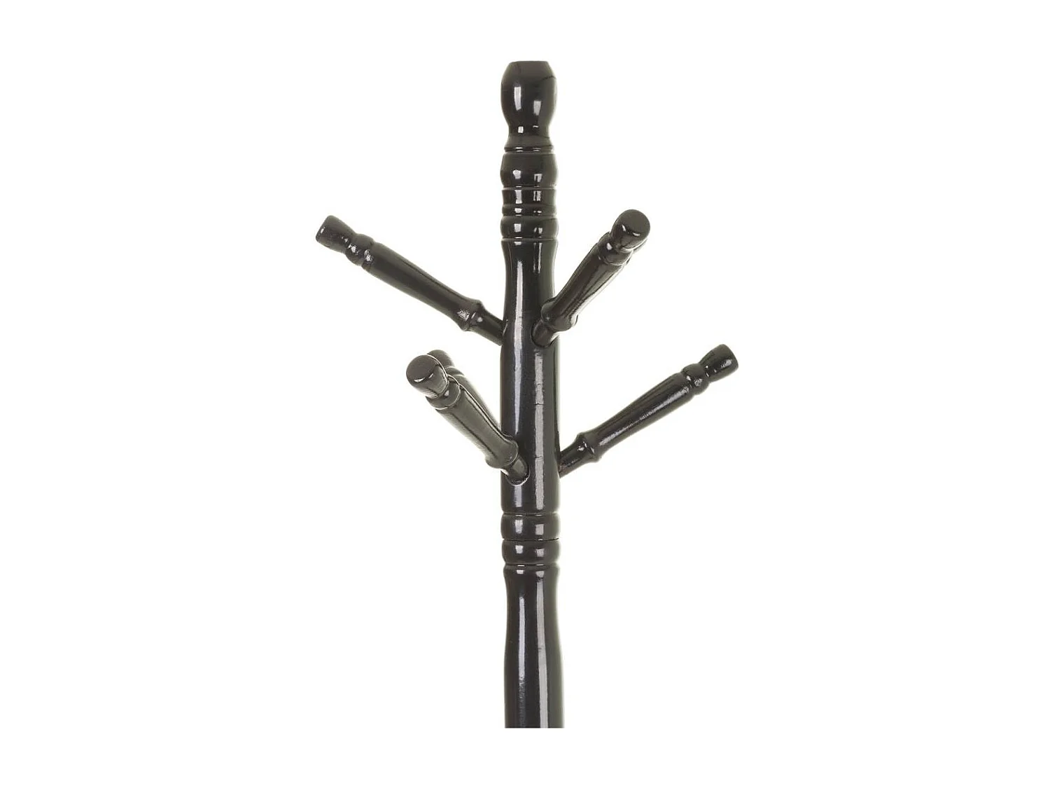 Braune Standgarderobe aus Holz, 44x44x184h cm