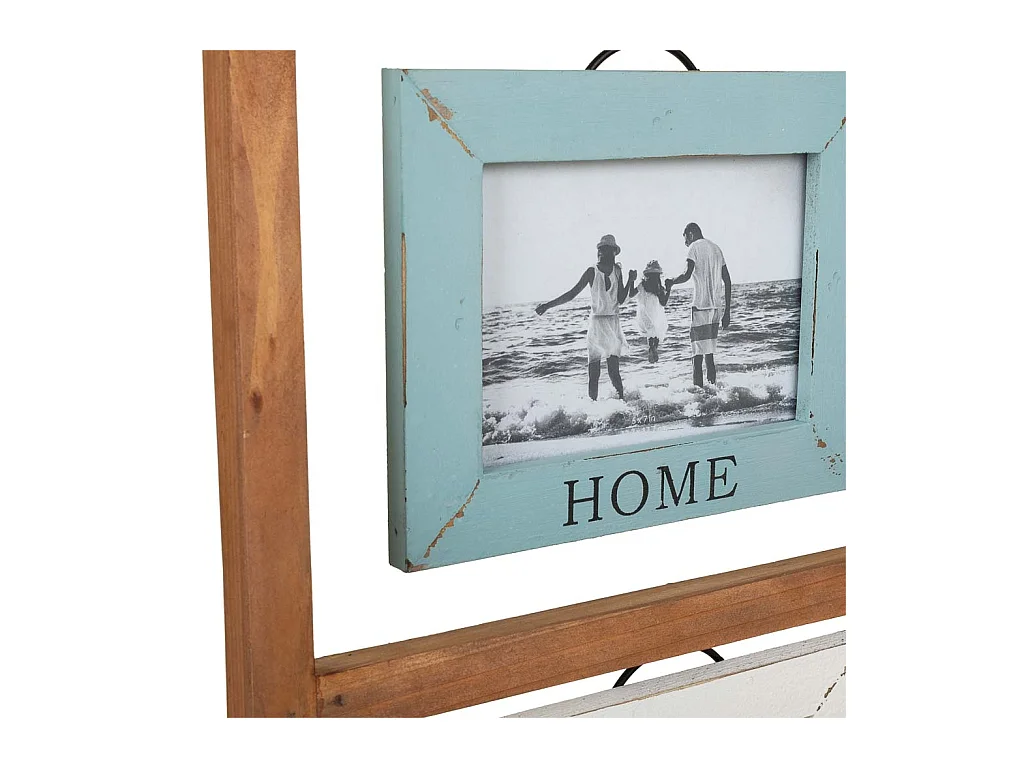 Brauner Fotorahmen aus Holz 46x2,5x180h cm