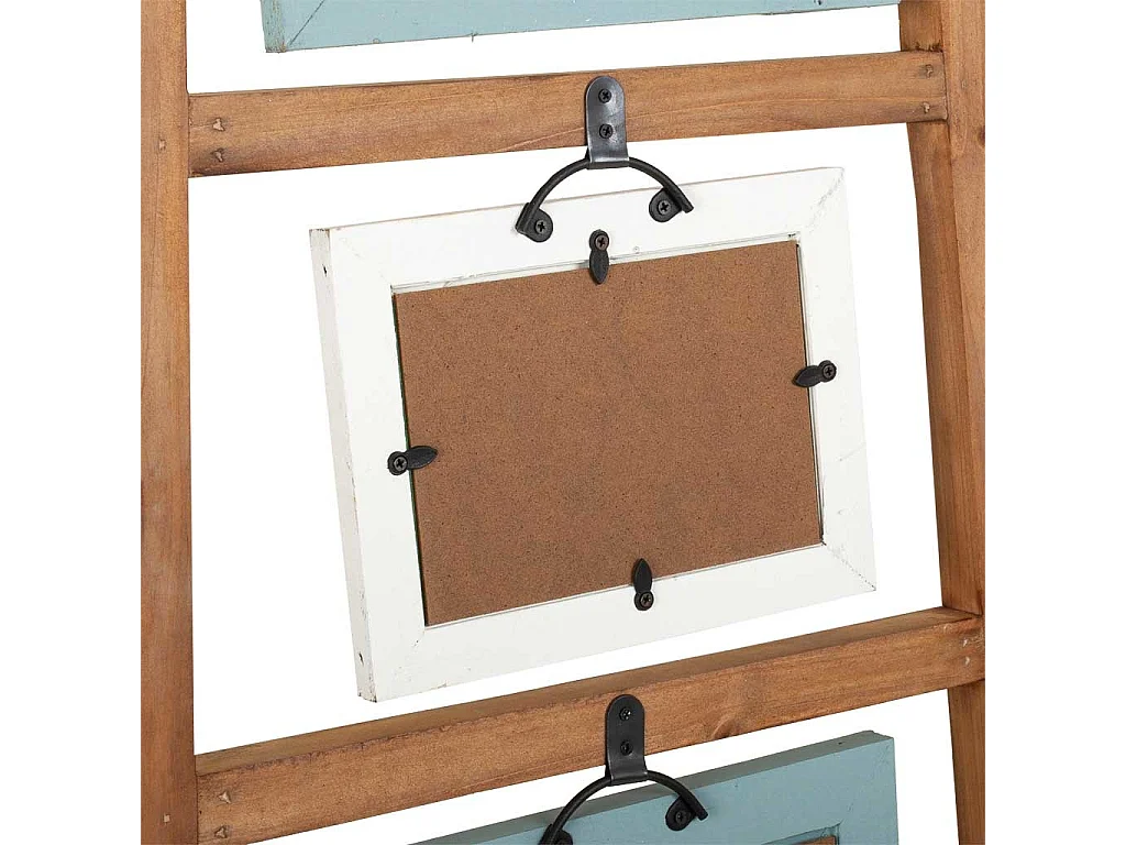 Portafotos de madera marrón 46x2.5x180