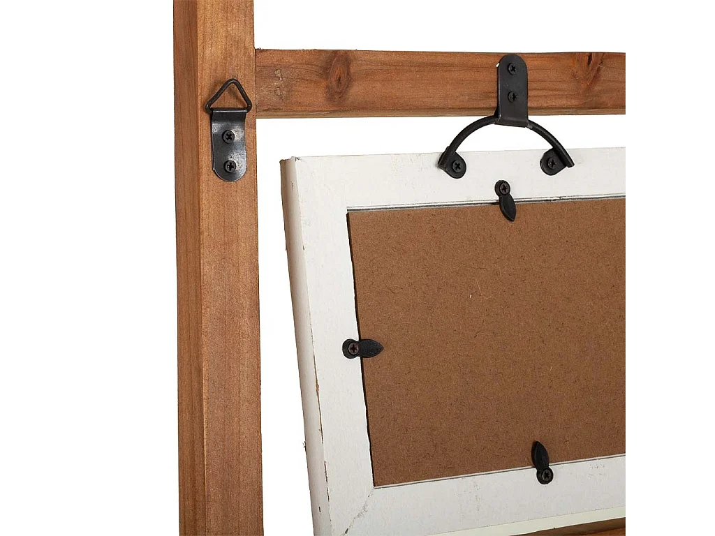 Porte-photo en bois marron 46x2.5x180h