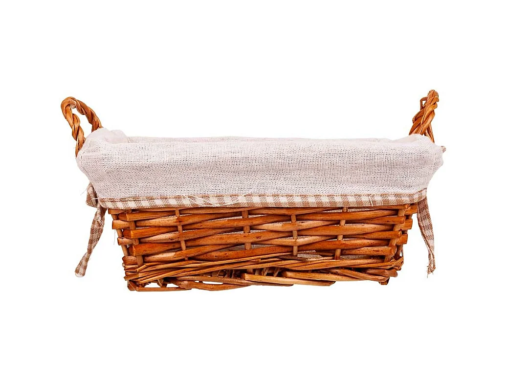 Panera mimbre forrada 25x18x10h cm