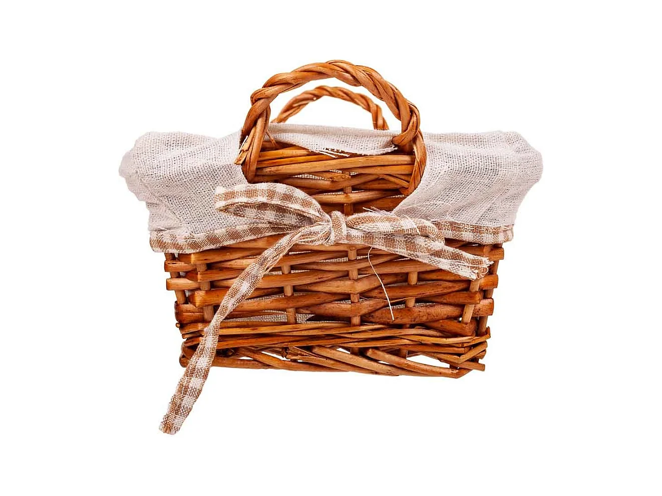 Panera mimbre forrada 25x18x10h cm