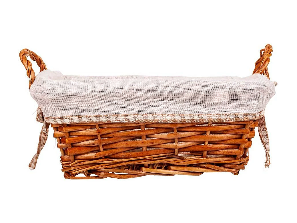 Panera mimbre forrada 25x18x10h cm