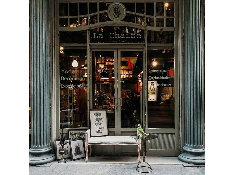 Banco de madeira creme 113x48x45/60