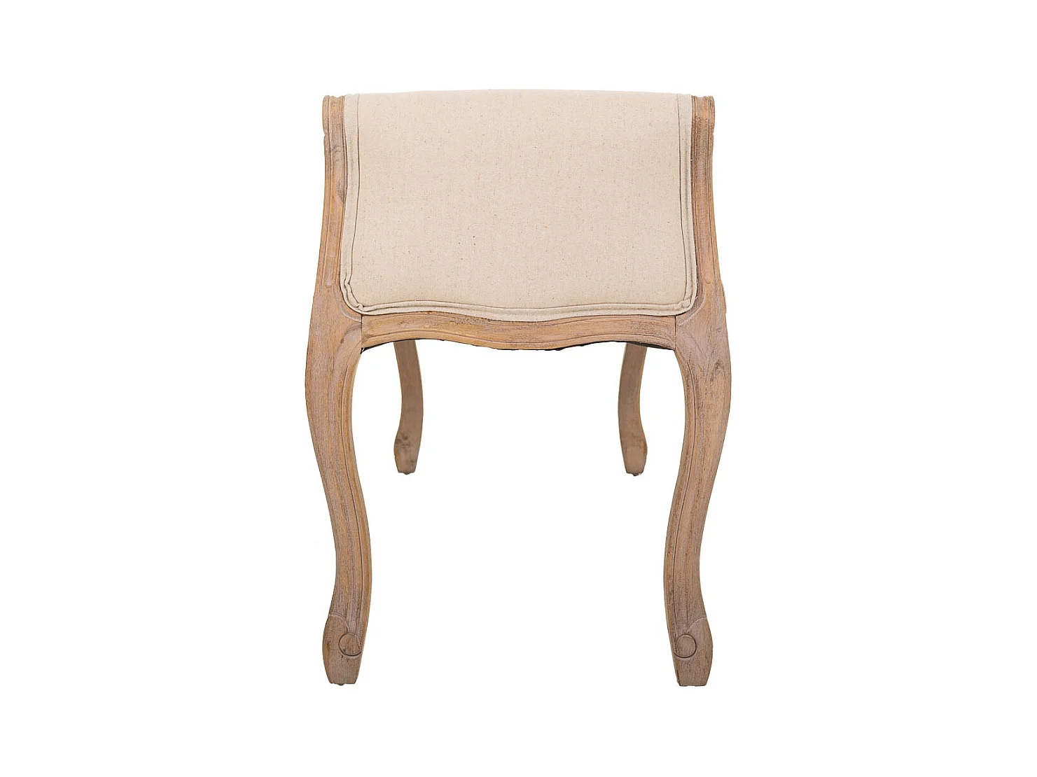 Banc en bois crème 113x48x45/60