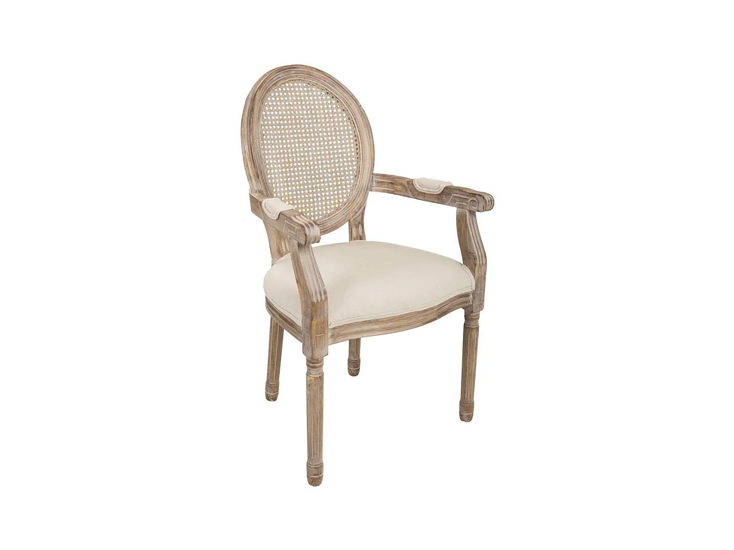 Chaise en bois beige 55x46x96