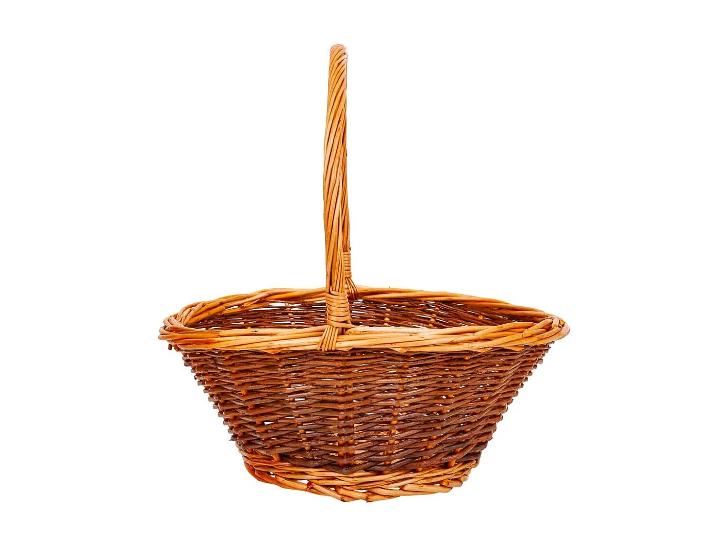 Set de 3 paniers en osier marrons