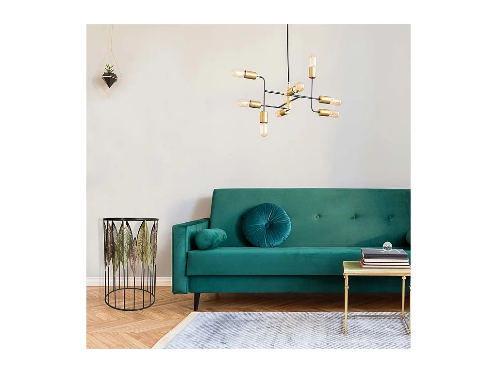 Set 2 mesas auxiliares de metal doradas