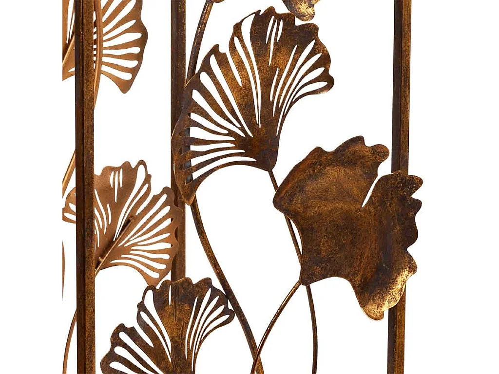 Mesa de canto em metal dourado 35x33x76