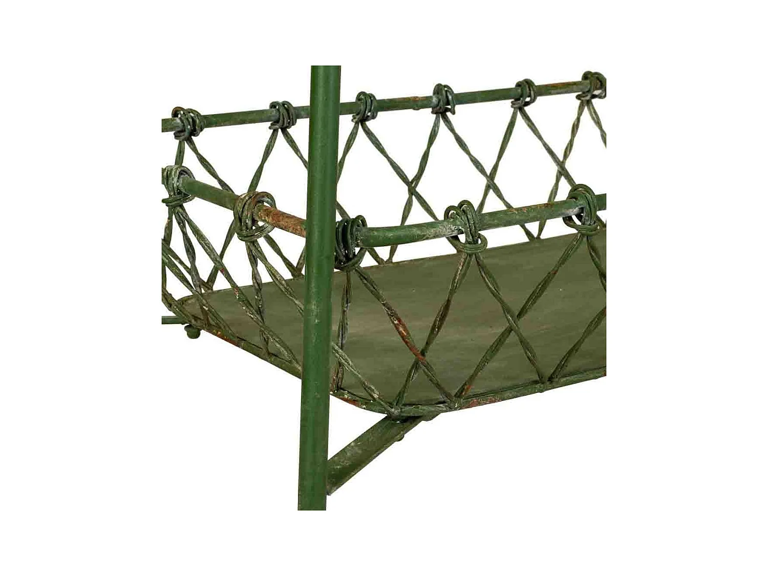 Étagère en métal vert 76,8x47,5x195h