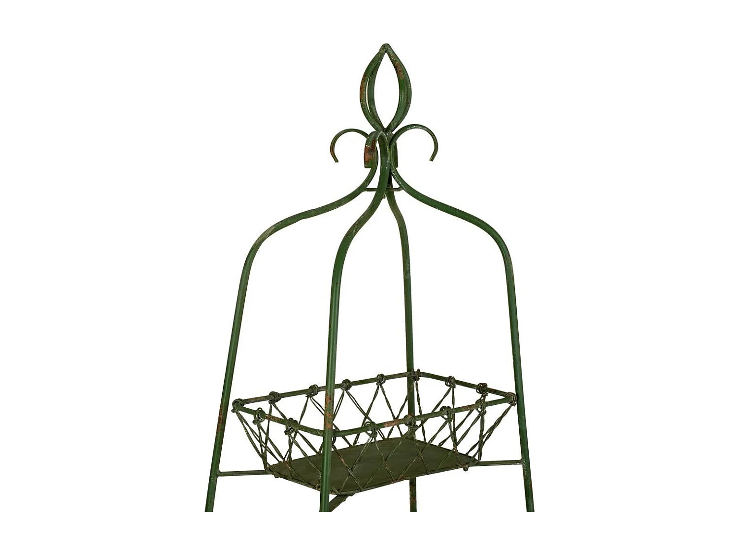 Grünes Metallregal 76,8 x 47,5 x 195 h cm