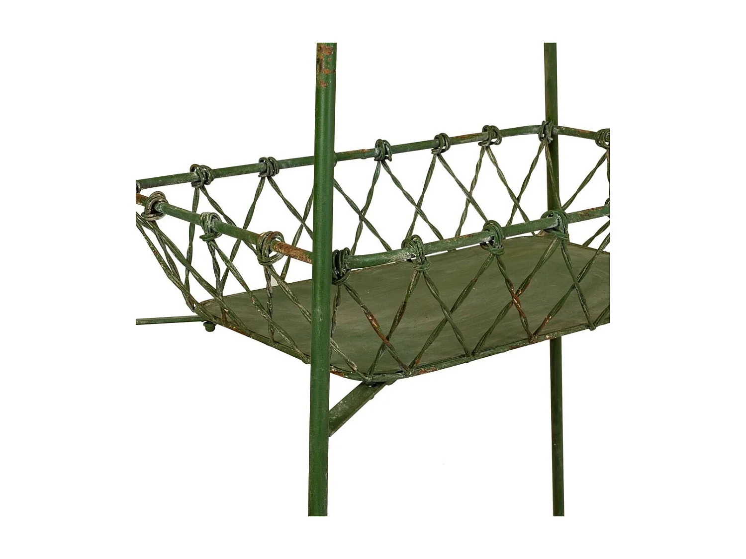 Grünes Metallregal 76,8 x 47,5 x 195 h cm