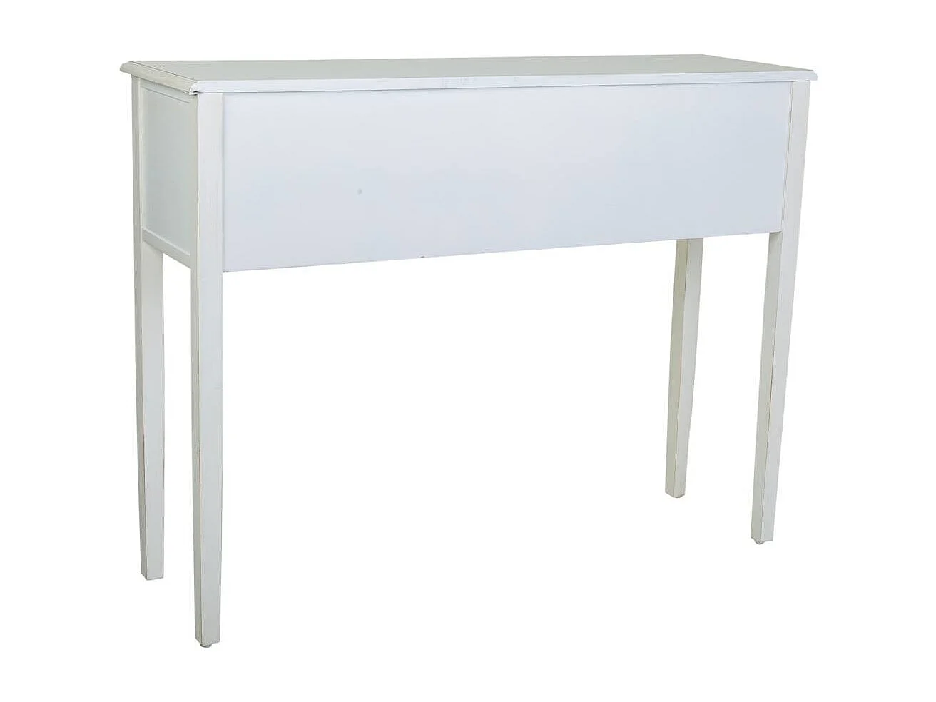 Hall de madeira lacado branco 120x36x92