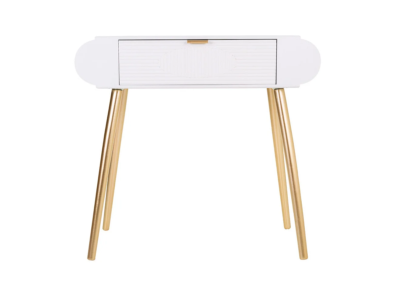 Console en bois blanc 84,5x38x77h