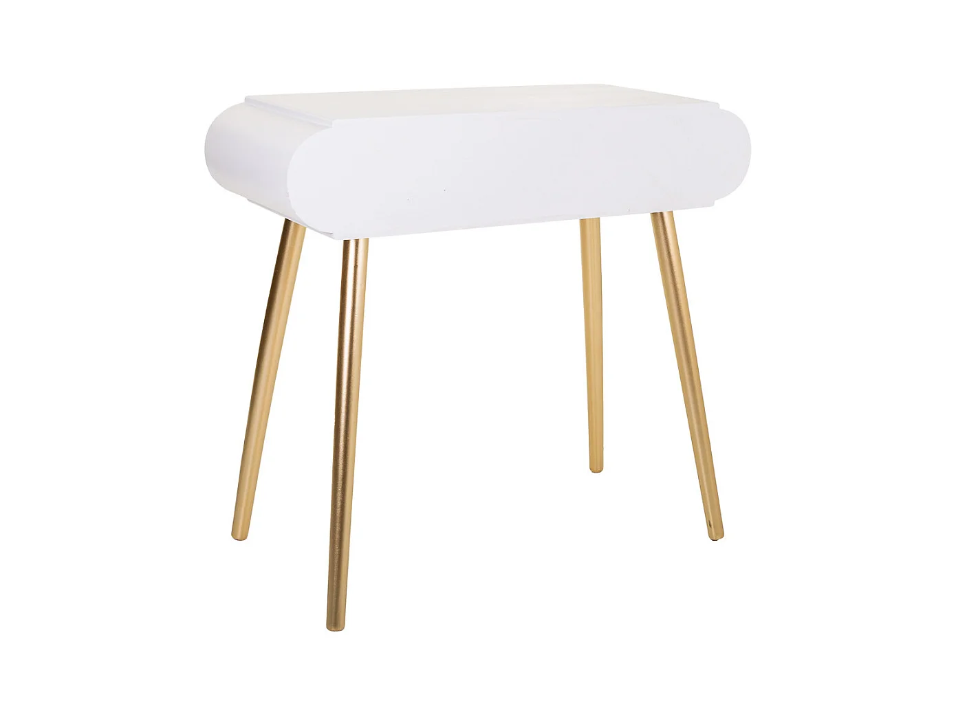 Console en bois blanc 84,5x38x77h