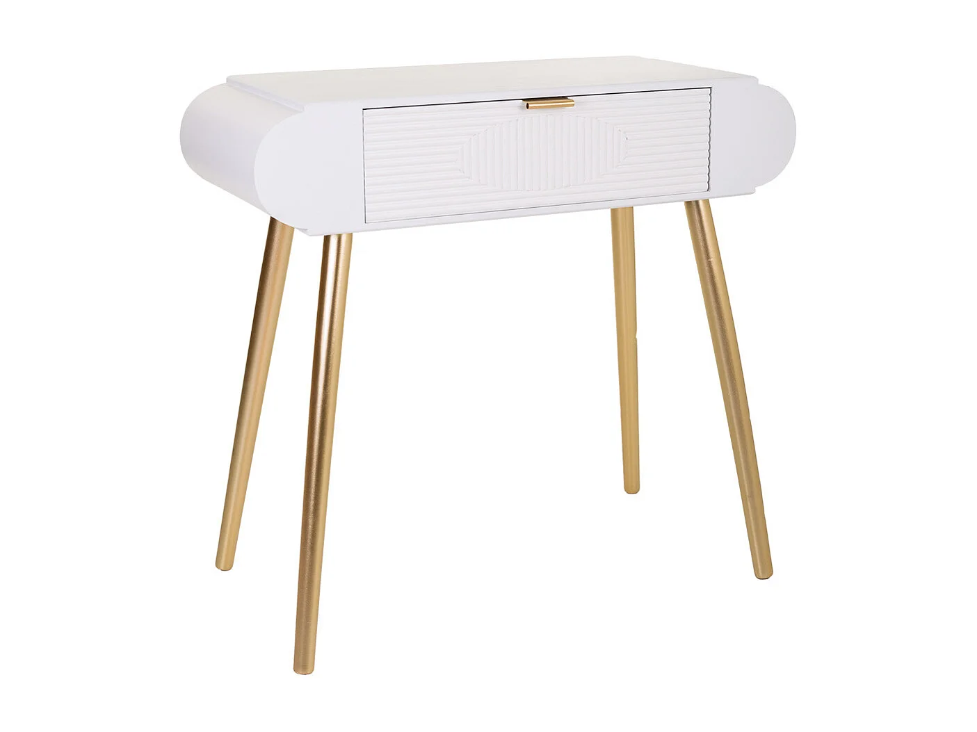 Mobile da ingresso in legno bianco 84,5x38x77h