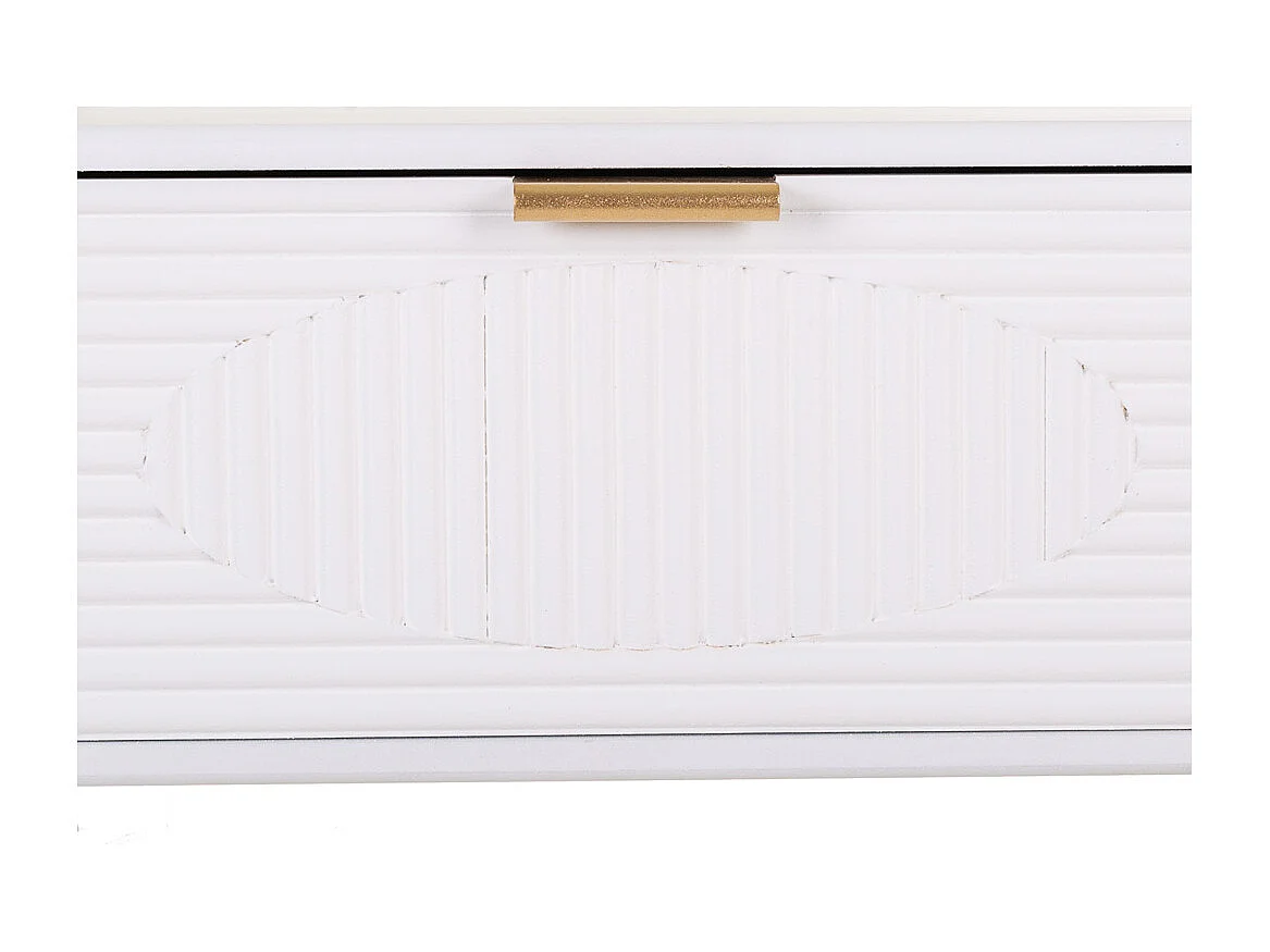 Mobile da ingresso in legno bianco 84,5x38x77h