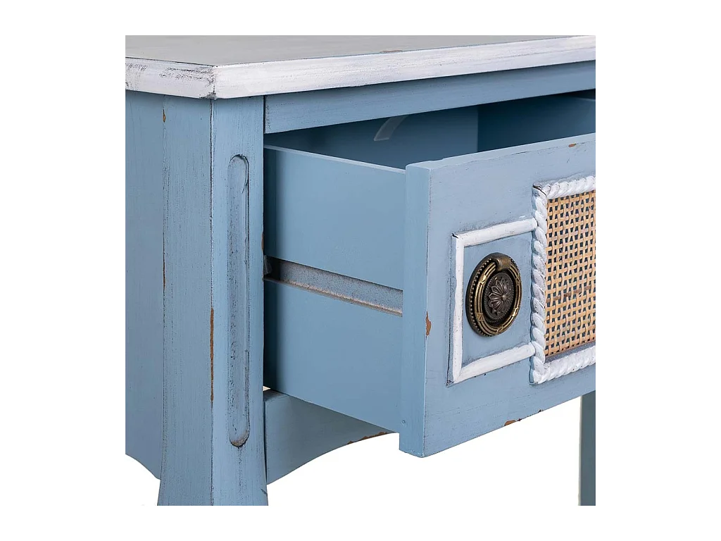 Blaue HolzFlurmöbeln 90x33x77h cm