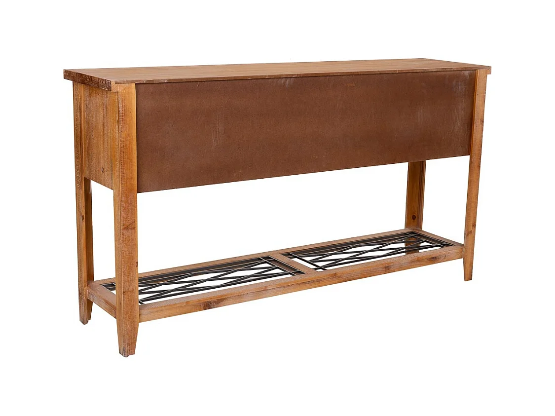 Recibidor de madera marrón 145x36x80