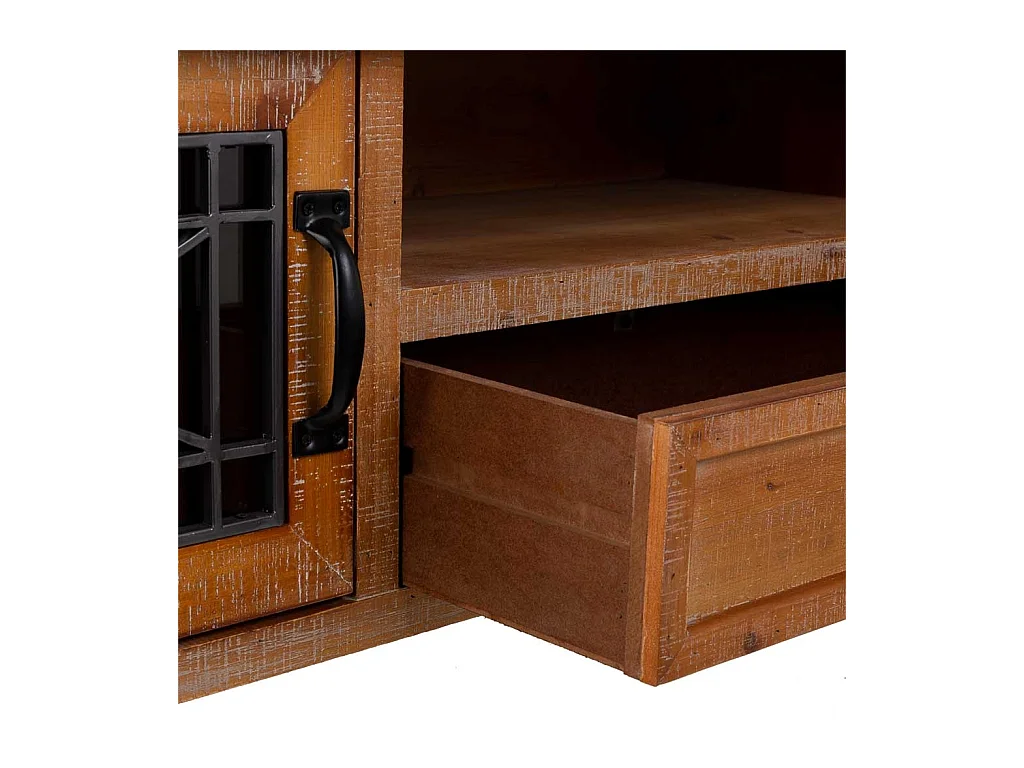 Recibidor de madera marrón 145x36x80