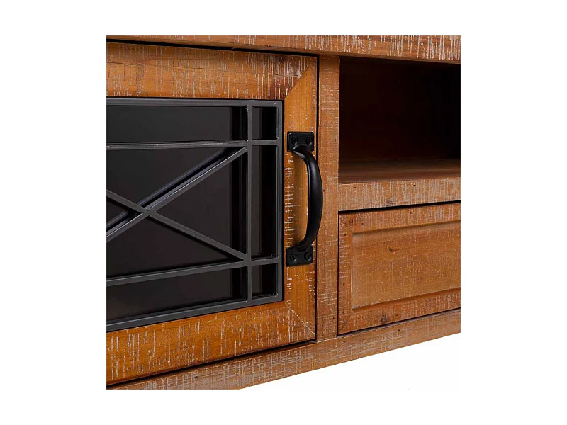 Recibidor de madera marrón 145x36x80