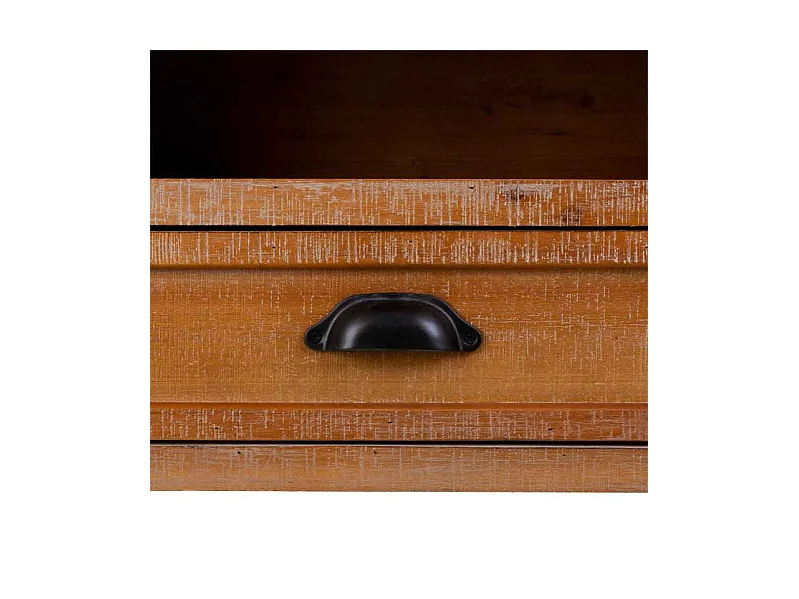 Recibidor de madera marrón 145x36x80