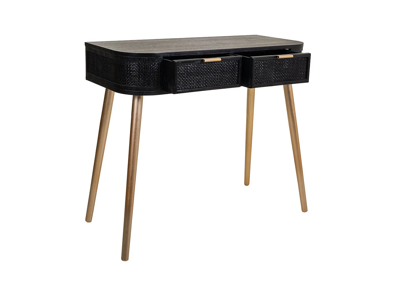 Holzhalle und schwarz lackiertes Gitter 88x42x78h cm