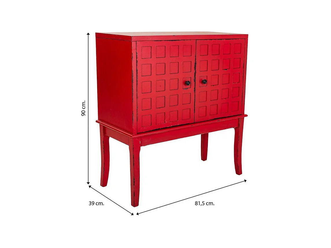 Mueble de entrada in legno 81,5x39x90 cm