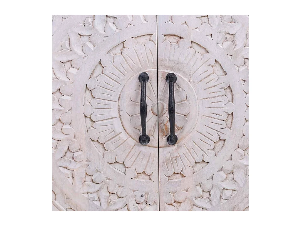 Handgefertigte Halle aus Holz und Metall, 89x38x89