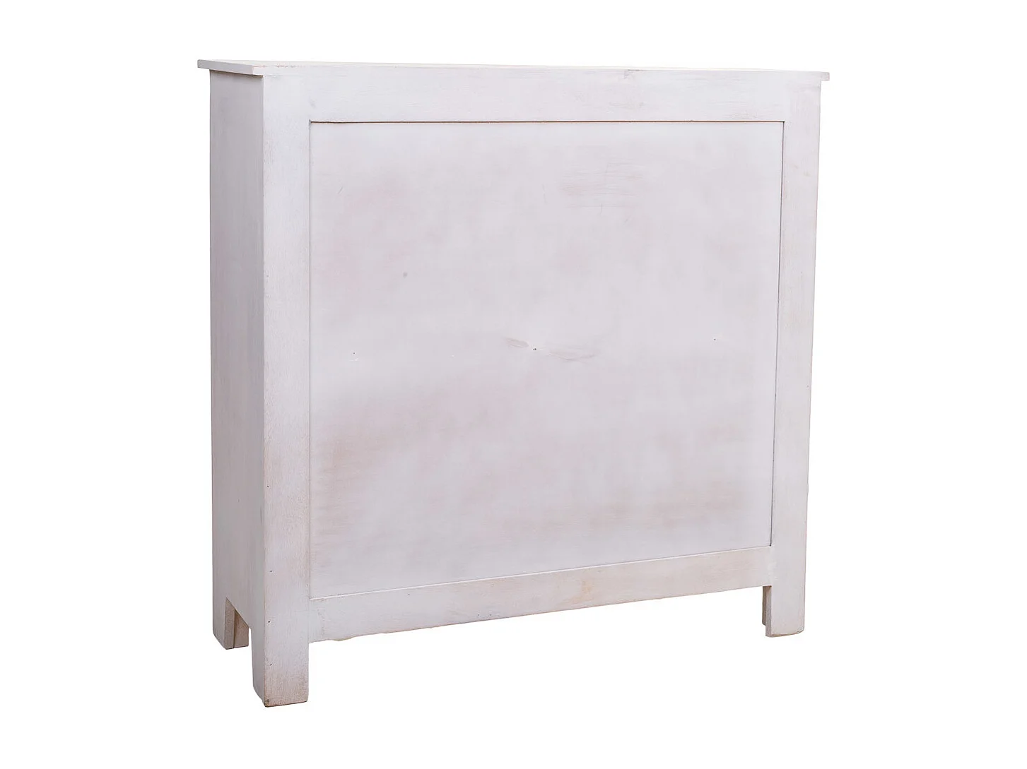 Recibidor de madera y metal acabado artesanal 89x38x89