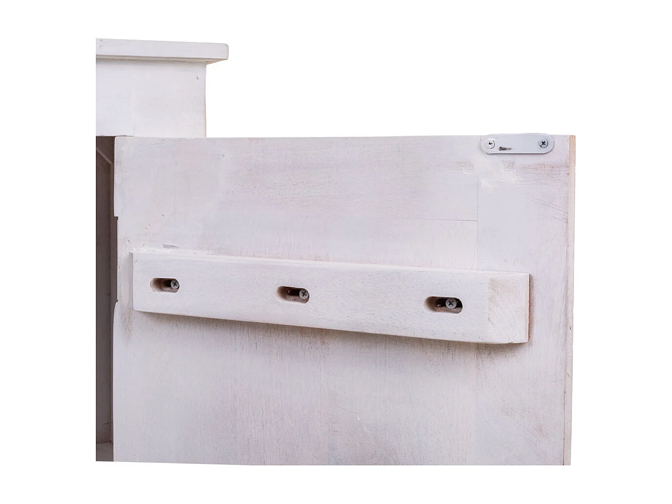 Handgefertigte Flurschrank aus Holz und Metall, 89x38x89