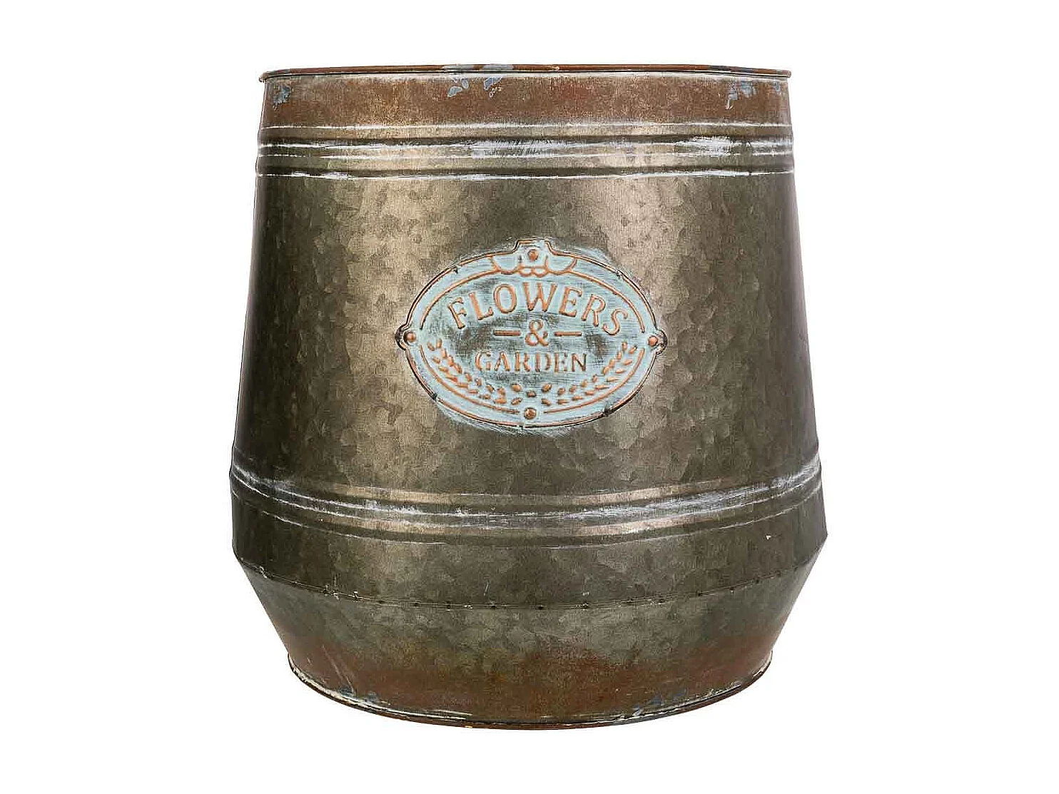 Metallblumentopf 30xT26x31H cm T:30cm
