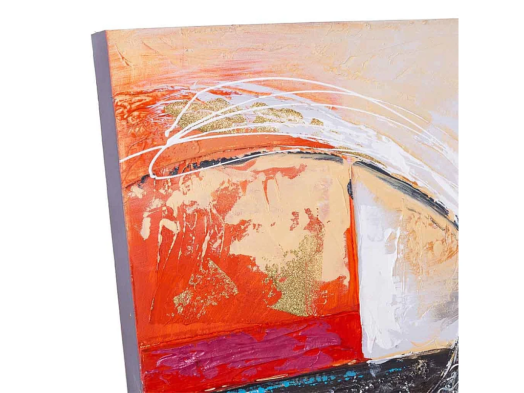 Cuadro con relieve pintado a mano 60x80x3