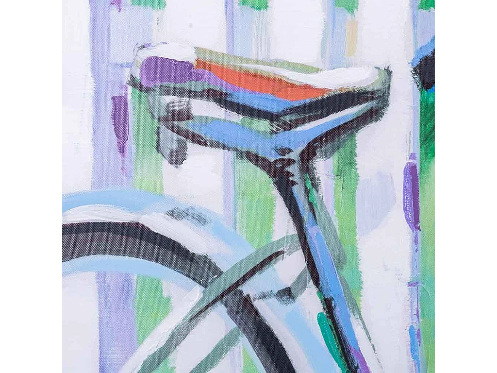 Pintura pintada à mão 30x90x3