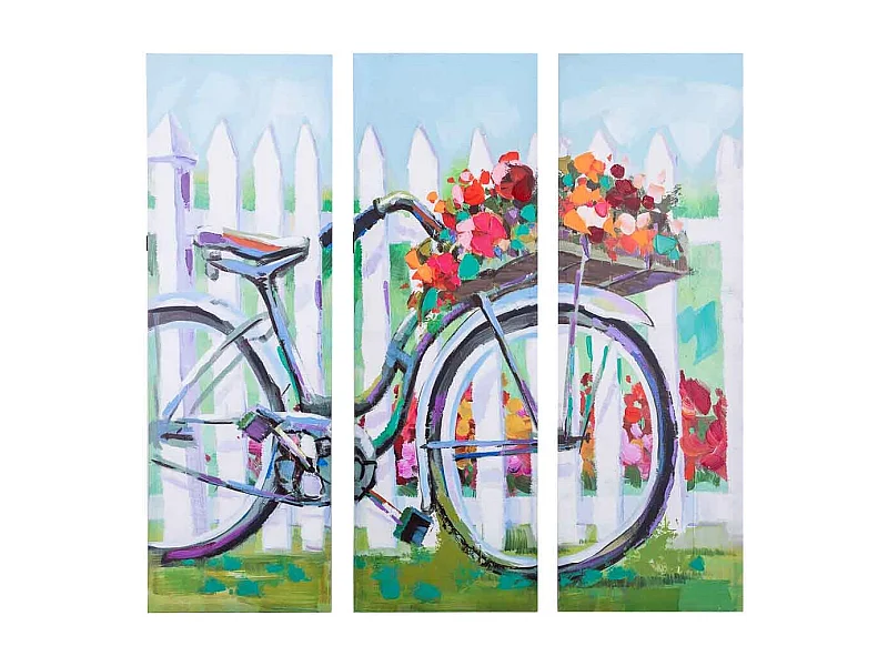 Handgemaltes Gemälde 30x90x3h cm