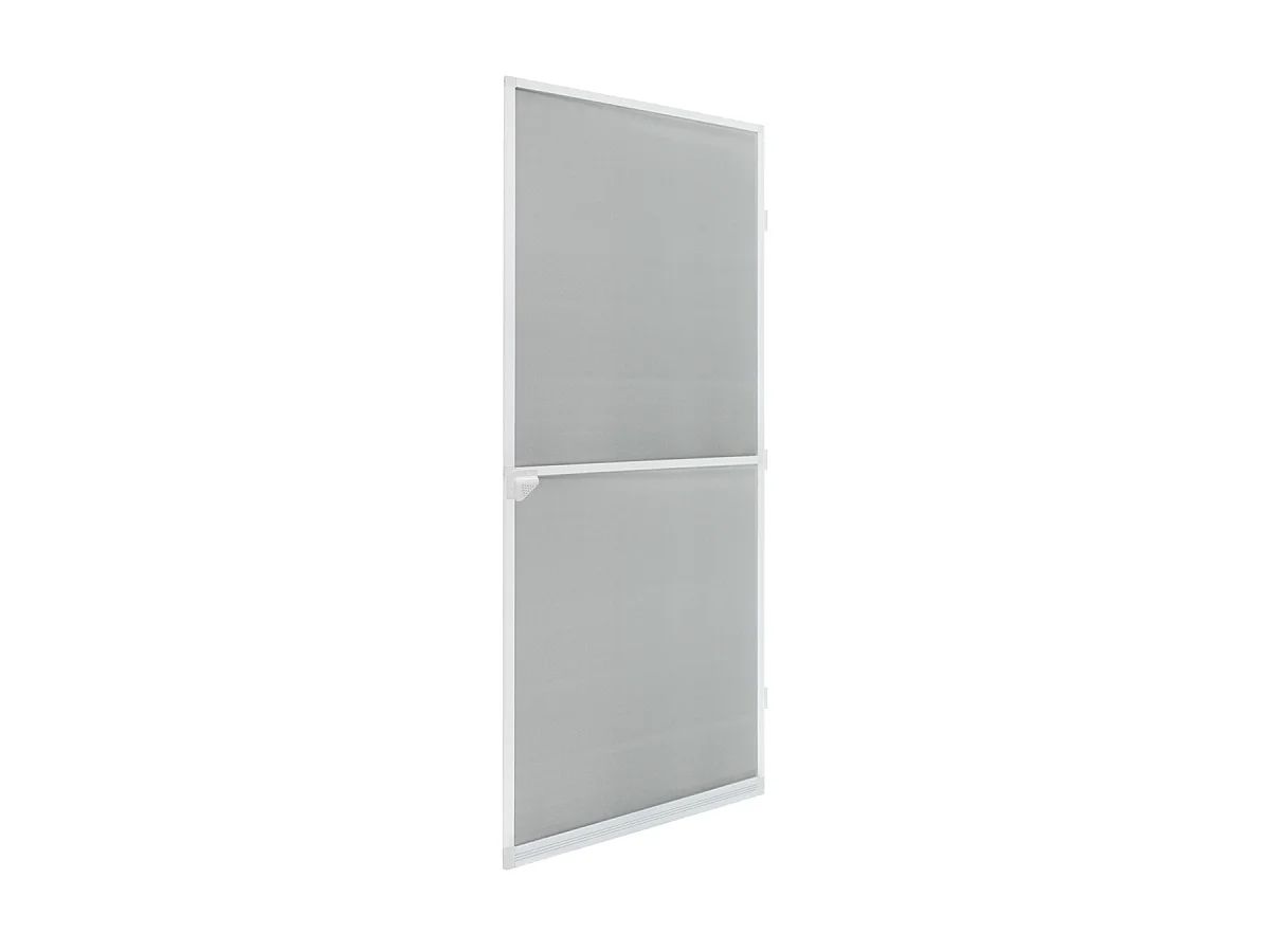 Moustiquaire porte en aluminium blanc avec tissu de fibre de verre ECD Germany
