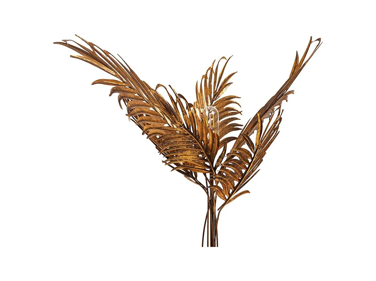 Goldene Metalltischlampe 61x53x82h cm