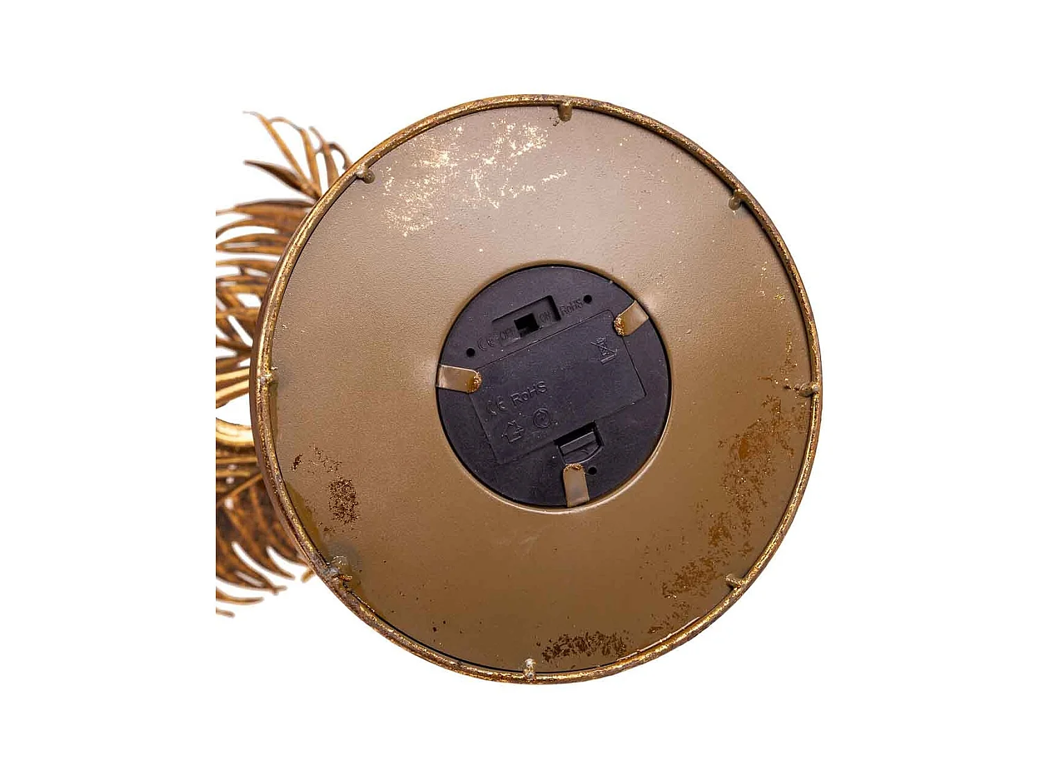 Goldene Metalltischlampe 61x53x82h cm