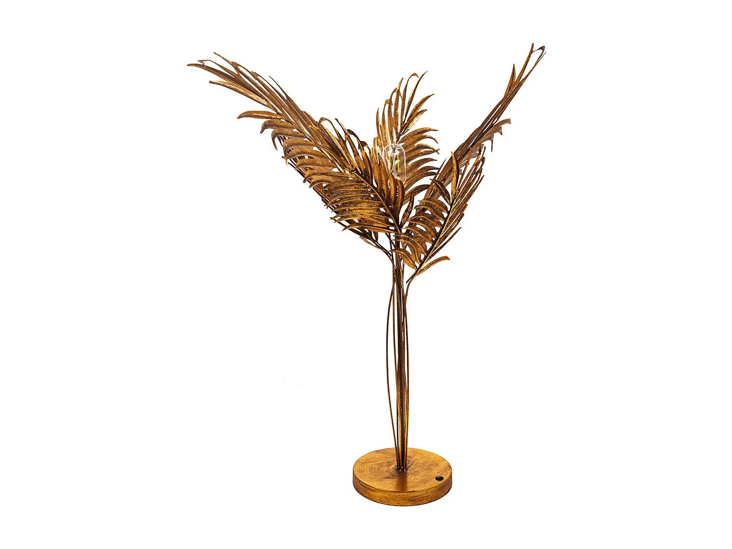 Goldene Metalltischlampe 61x53x82h cm